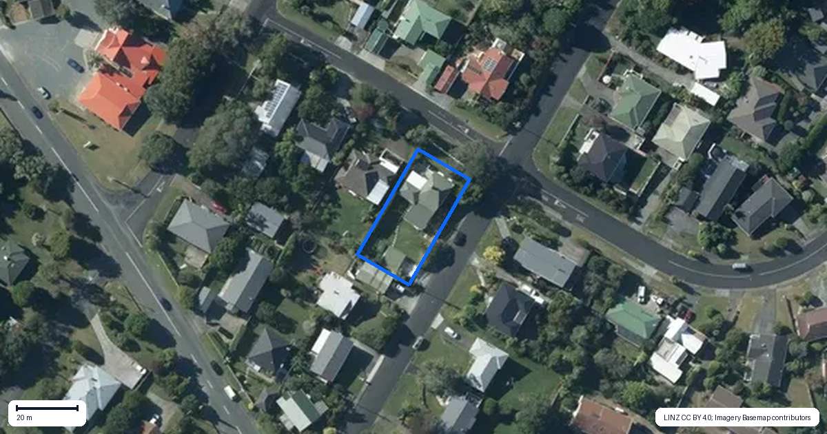 Property context map for 40 Lilburn Street, Warkworth