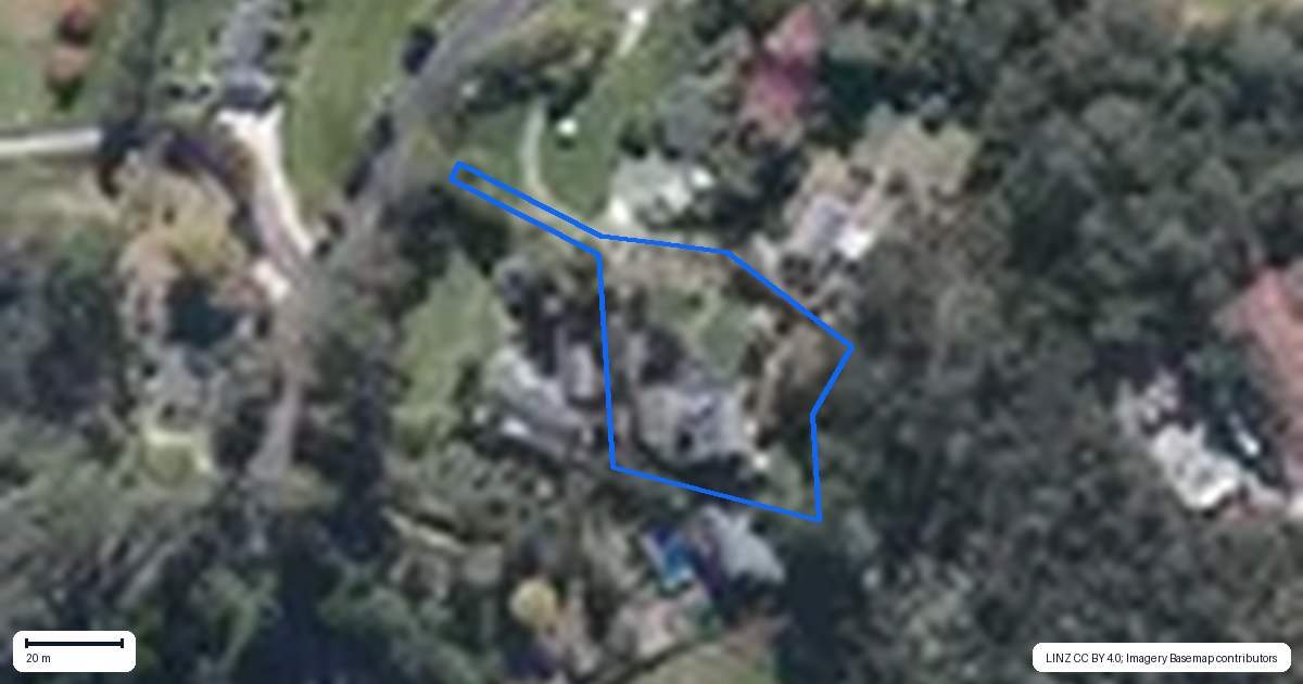 Property context map for 45 Attwood Road, Paremoremo, Auckland