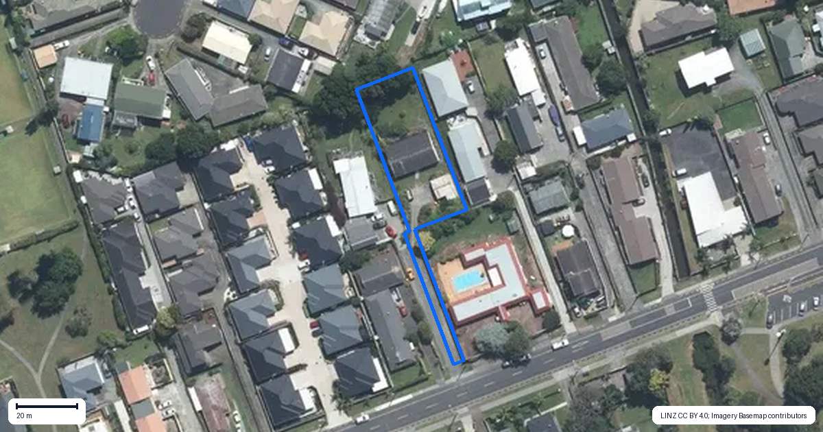 Property context map for 55 Riverside Road, Orewa