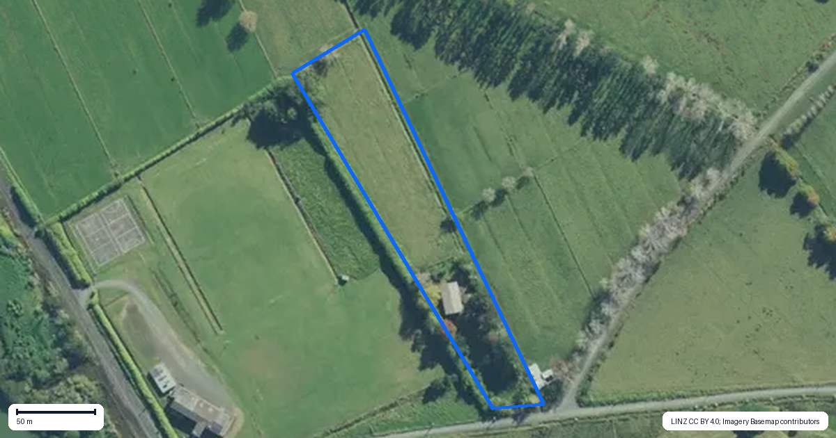Property context map for 27 Waikoura Road, Kaeo