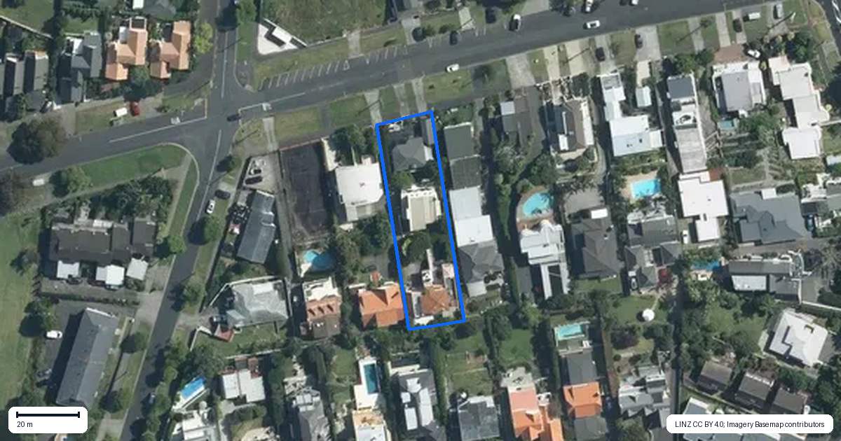 Property context map for 7A Nihill Crescent, Mission Bay, Auckland