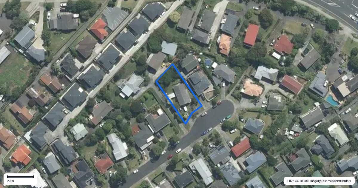 Property context map for 66 Lavery Place, Sunnynook, Auckland