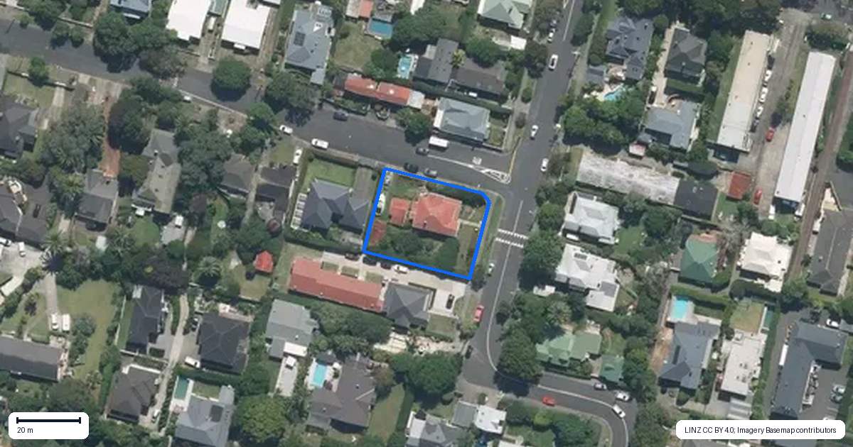 Property context map for 5 Henley Road, Mount Eden, Auckland