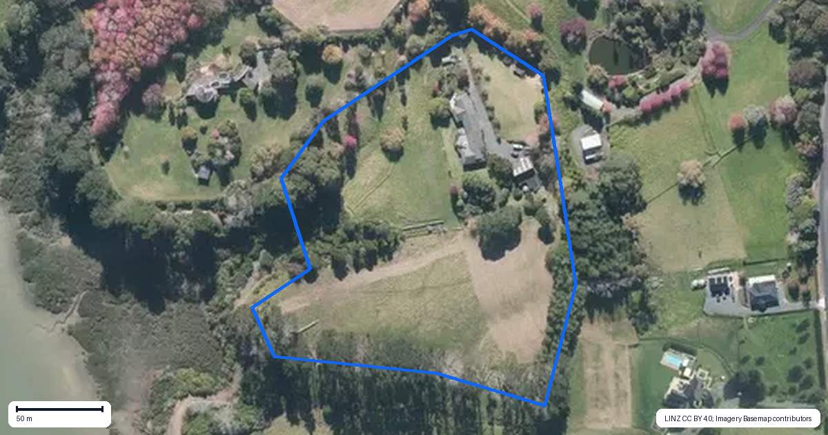Property context map for 106 Potts Road, Whitford