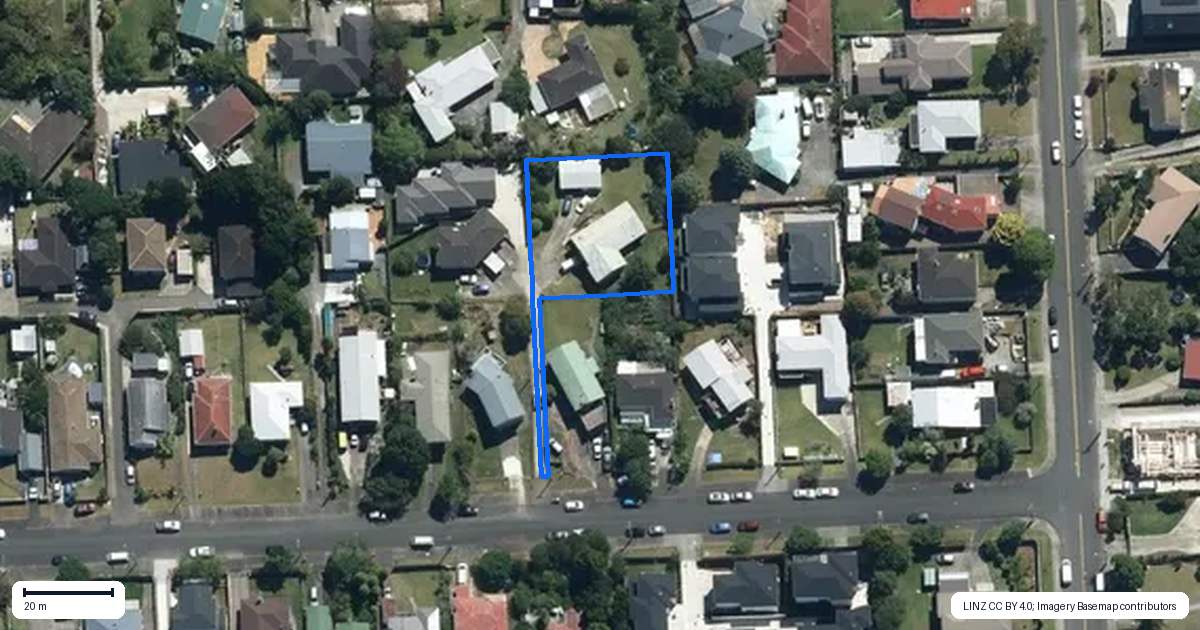 Property context map for 58 Holbrook Street, Blockhouse Bay, Auckland