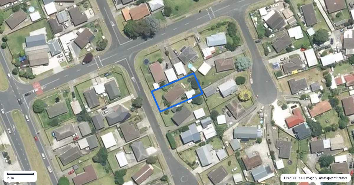 Property context map for 4 Sealord Place, Manurewa, Auckland