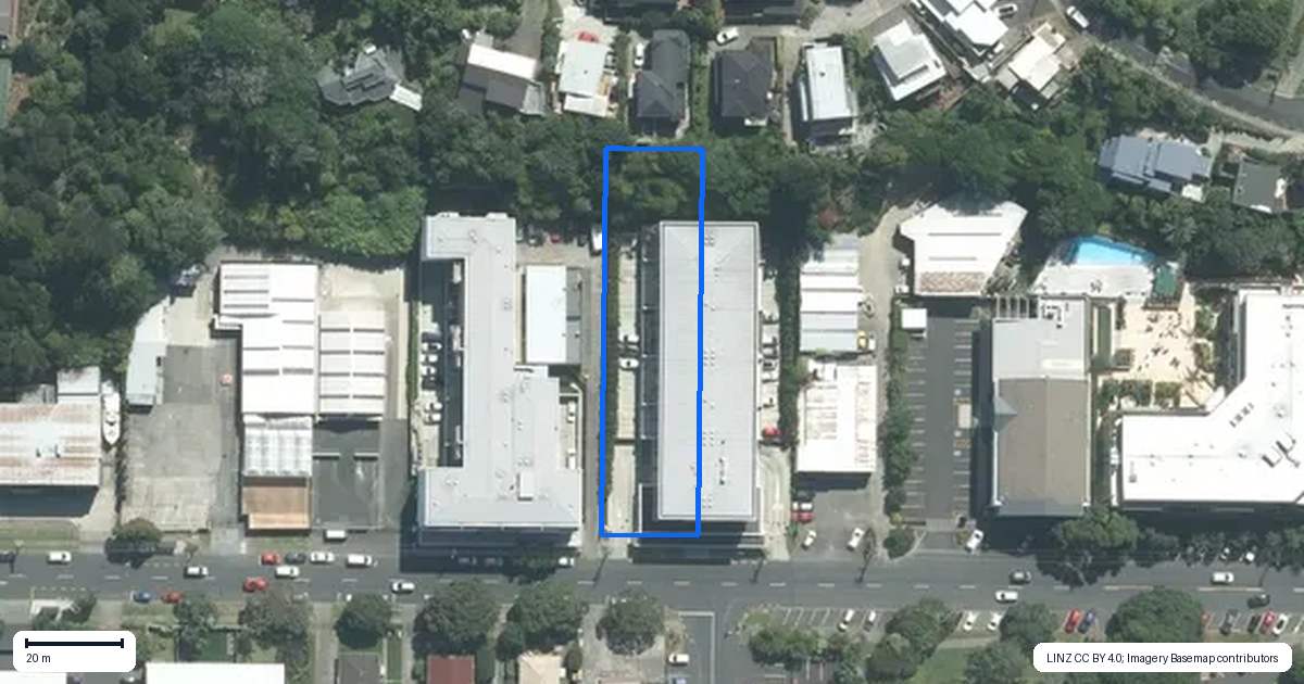 Property context map for 308/19 Bute Road, Browns Bay, Auckland