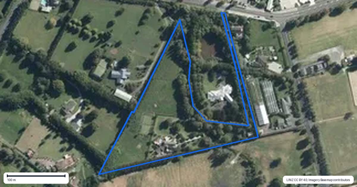 Property context map for 315 Coatesville-Riverhead Highway, Coatesville
