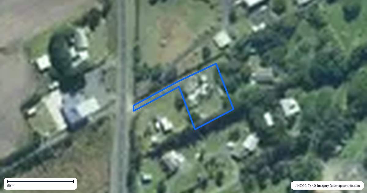 Property context map for 3982A Far North Road, Pukenui