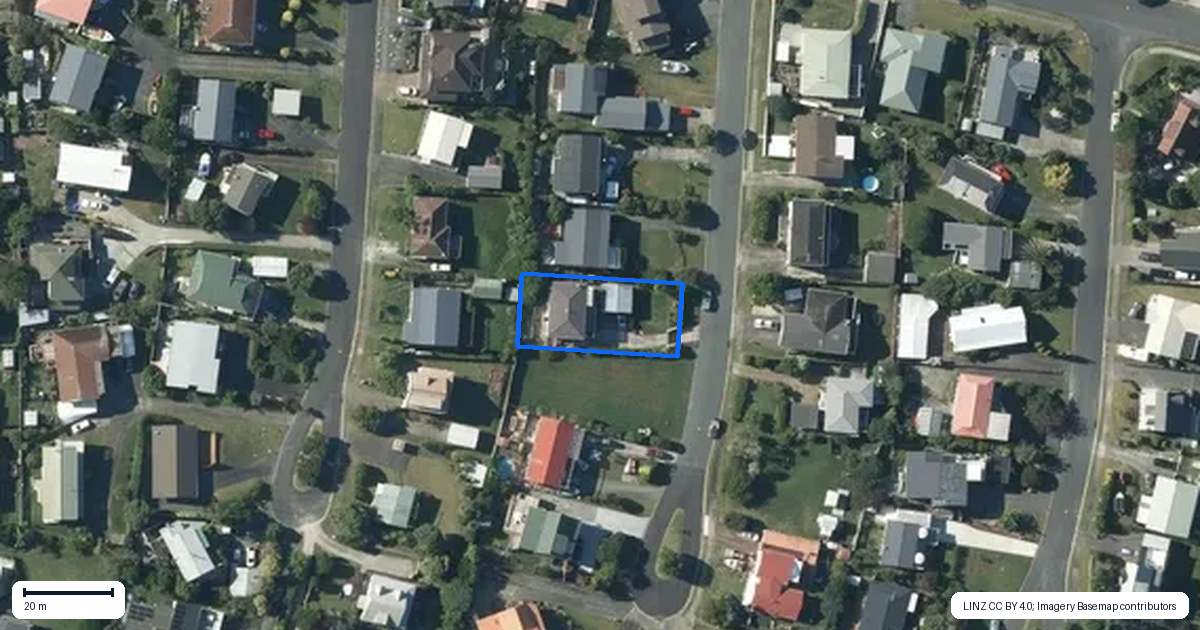 Property context map for 9 Awatere Place, Snells Beach