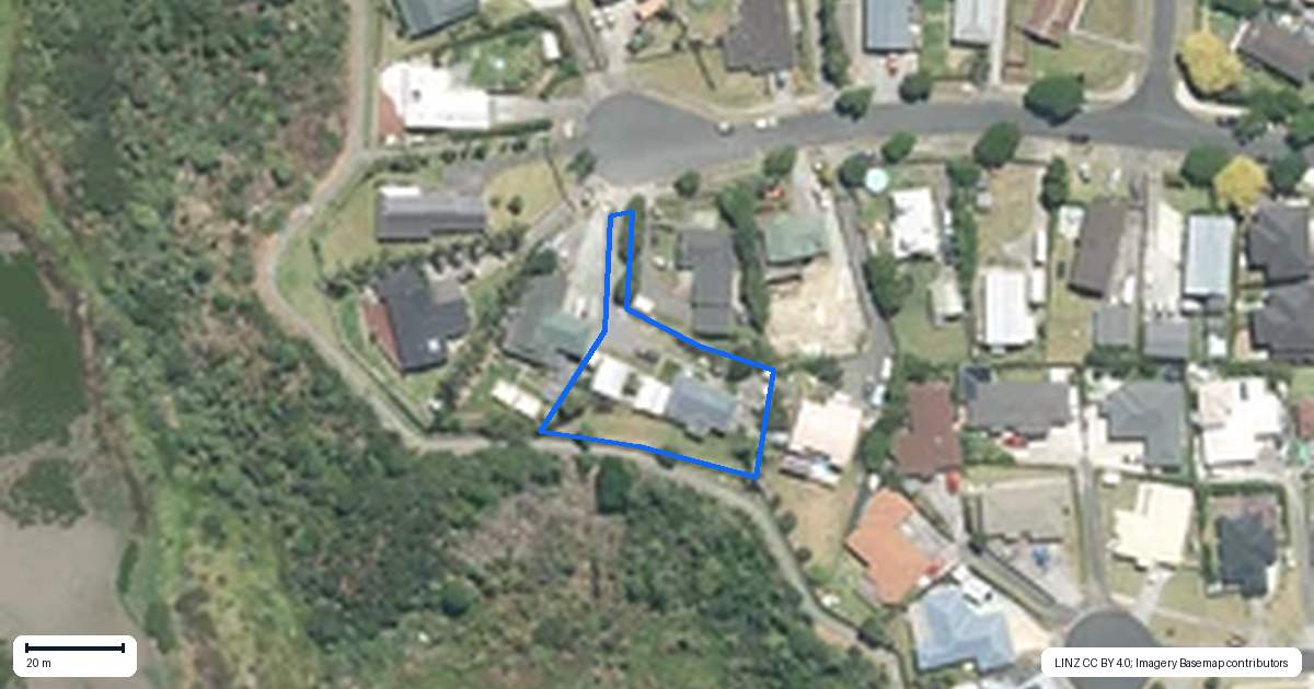 Property context map for 20 Bill Phillip Place, Clendon Park, Auckland