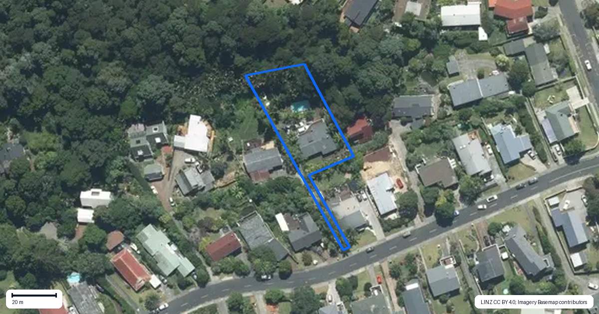 Property context map for 20 McDowell Crescent, Hillcrest, Auckland