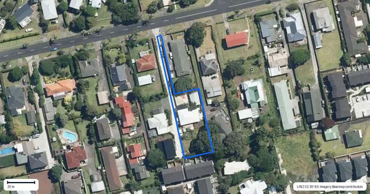 Property context map for 57A McIntyre Road, Mangere Bridge, Auckland