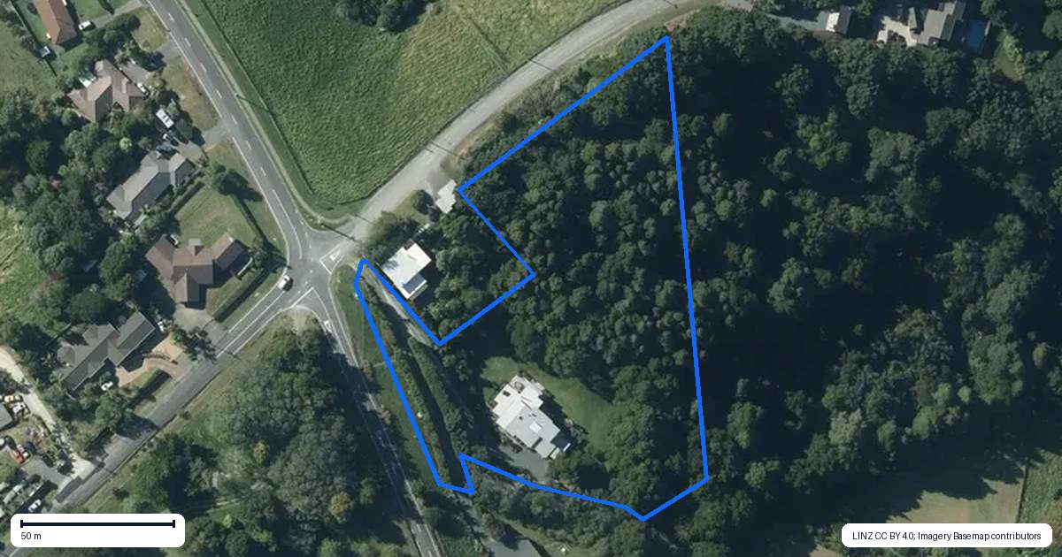 Property context map for 48B Wilson Road, Warkworth