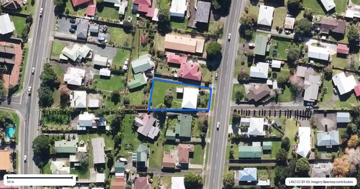 Property context map for 95 Matthews Avenue, Kaitaia