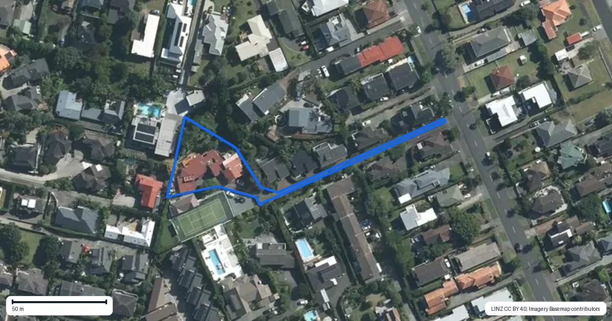 Property context map for 73A Long Drive, Saint Heliers, Auckland