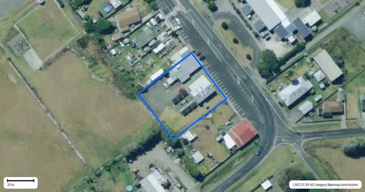 Property context map for 6 Norton Street, Te Kopuru