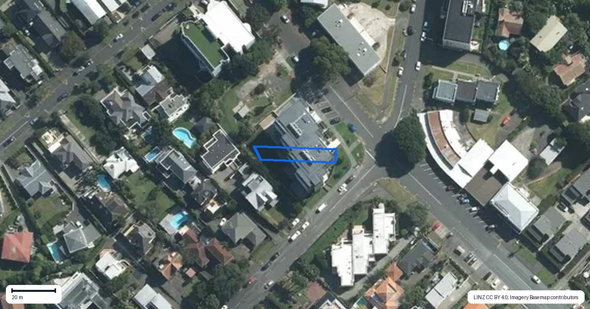 Property context map for 6/35 Coates Avenue, Orakei, Auckland