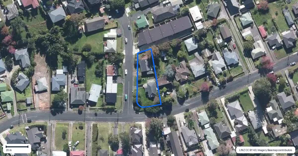 Property context map for 1 Pomelo Road, Te Atatu South, Auckland