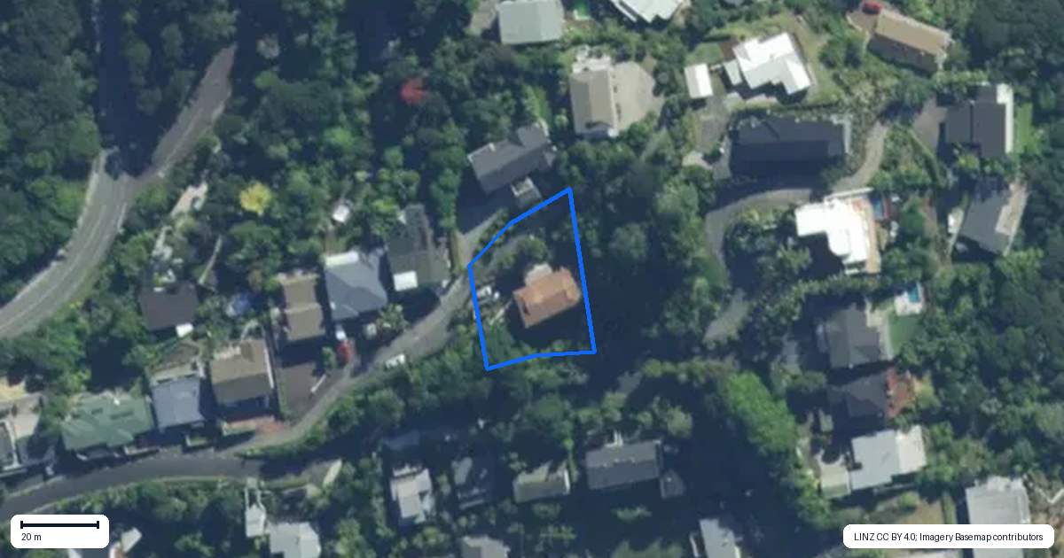 Property context map for 18 Panorama Avenue, Paihia