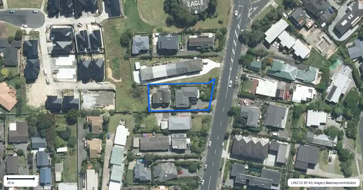 Property context map for 1/170 East Coast Road, Forrest Hill, Auckland