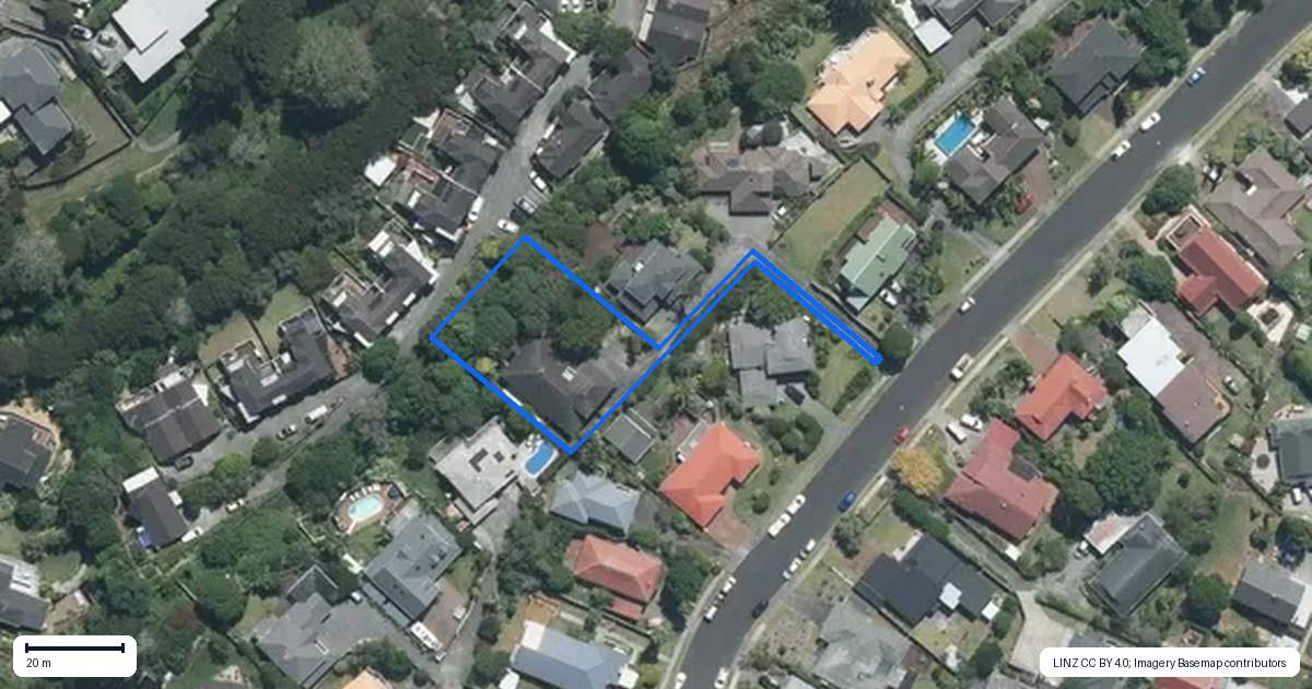 Property context map for 48A Redwing Street, Browns Bay, Auckland
