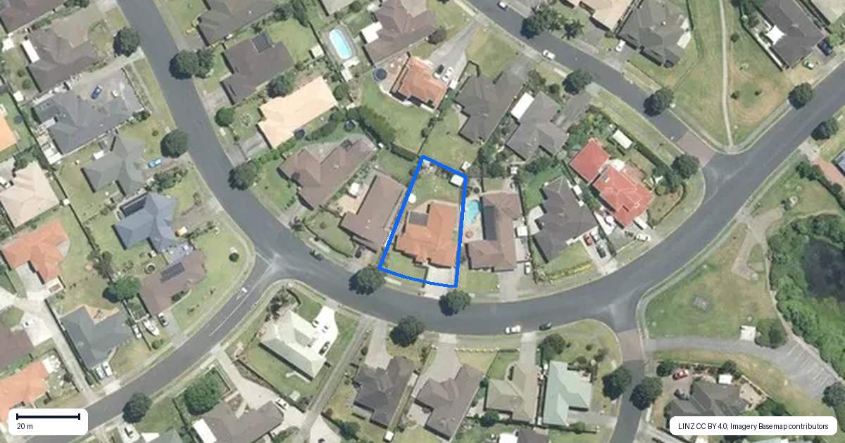Property context map for 74 Longford Park Drive, Takanini, Auckland