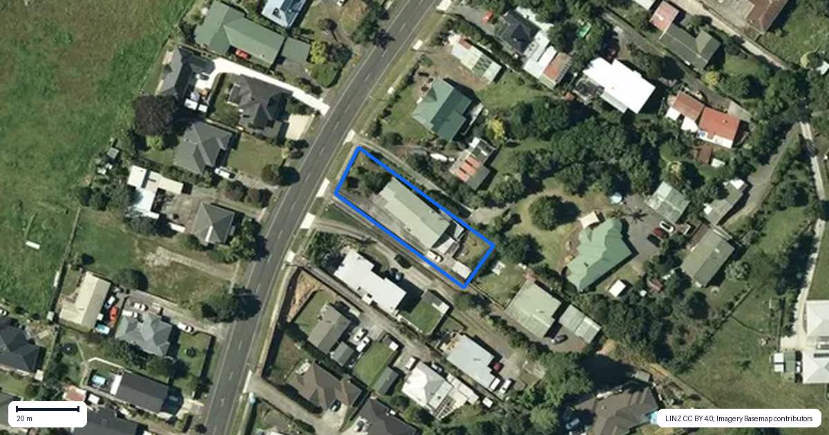 Property context map for 30A Harrisville Road, Tuakau