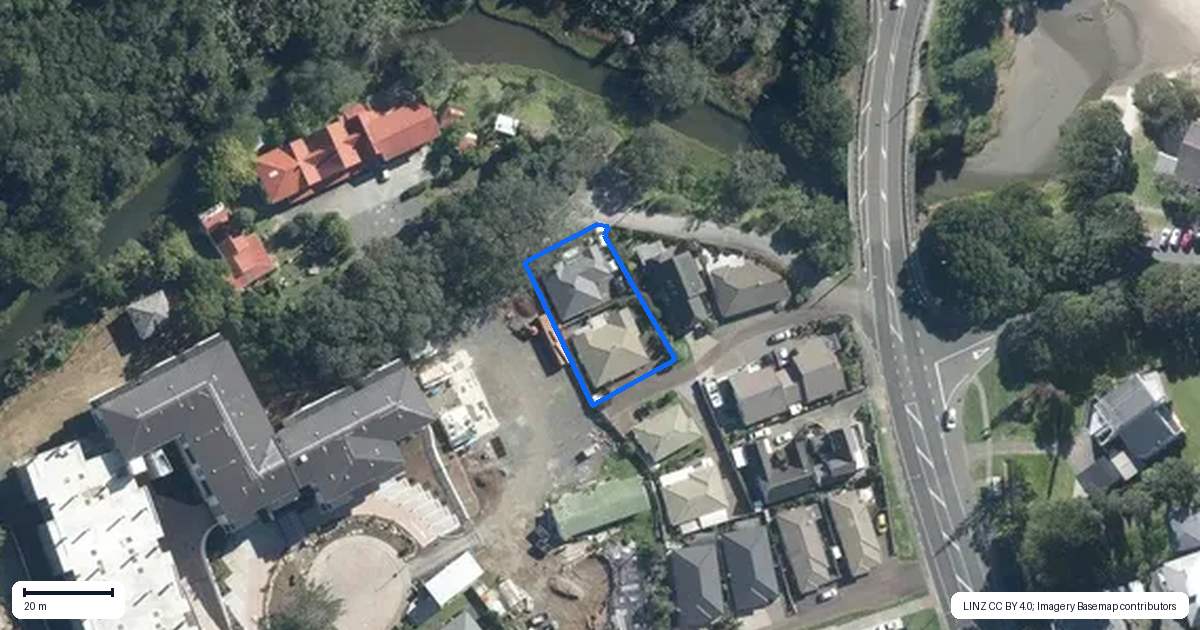 Property context map for 496B Hibiscus Coast Highway, Orewa
