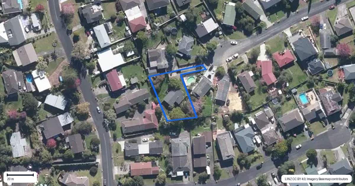 Property context map for 36 Temuri Place, Glendene, Auckland