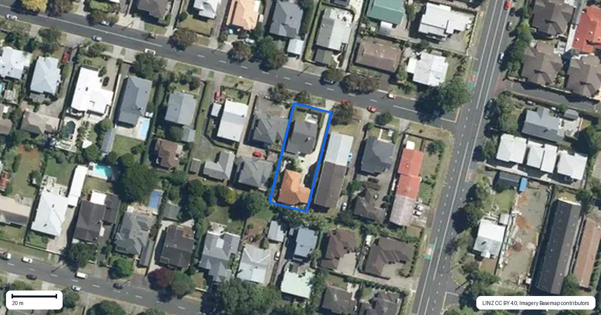 Property context map for 8 Torrance Street, Epsom, Auckland