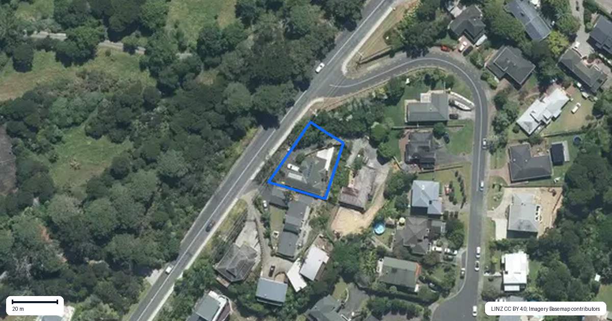 Property context map for 298 Glenvar Road, Torbay, Auckland