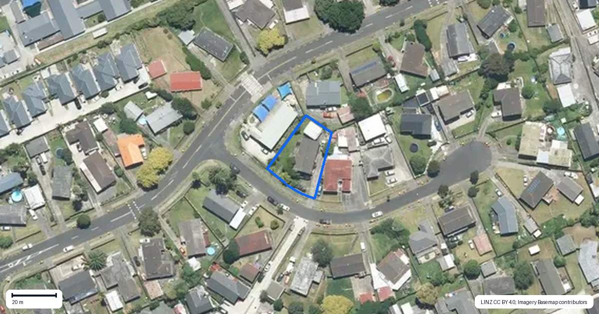 Property context map for 4 Crampton Place, Manurewa, Auckland