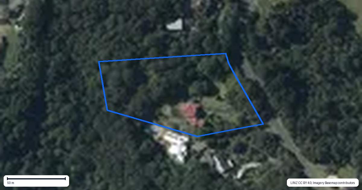 Property context map for 117 Brick Bay Drive, Sandspit, Warkworth