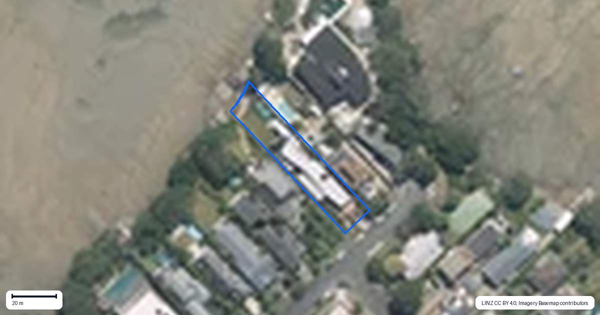 Property context map for 34 Rawene Avenue, Westmere, Auckland