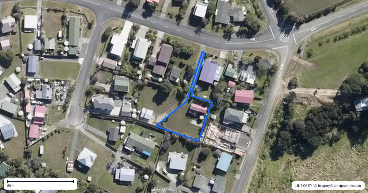 Property context map for 5 Peninsula Parade, Hihi, Mangonui
