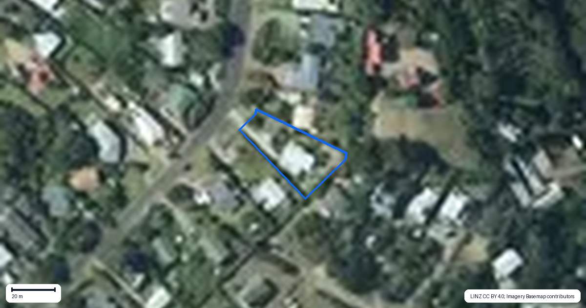 Property context map for 26 Jellicoe Parade, Surfdale, Waiheke Island