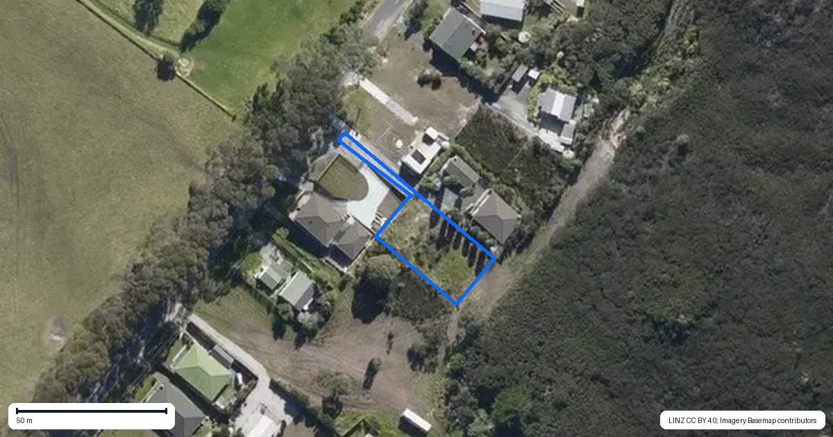 Property context map for 62 Matai Bay Road, Karikari Peninsula