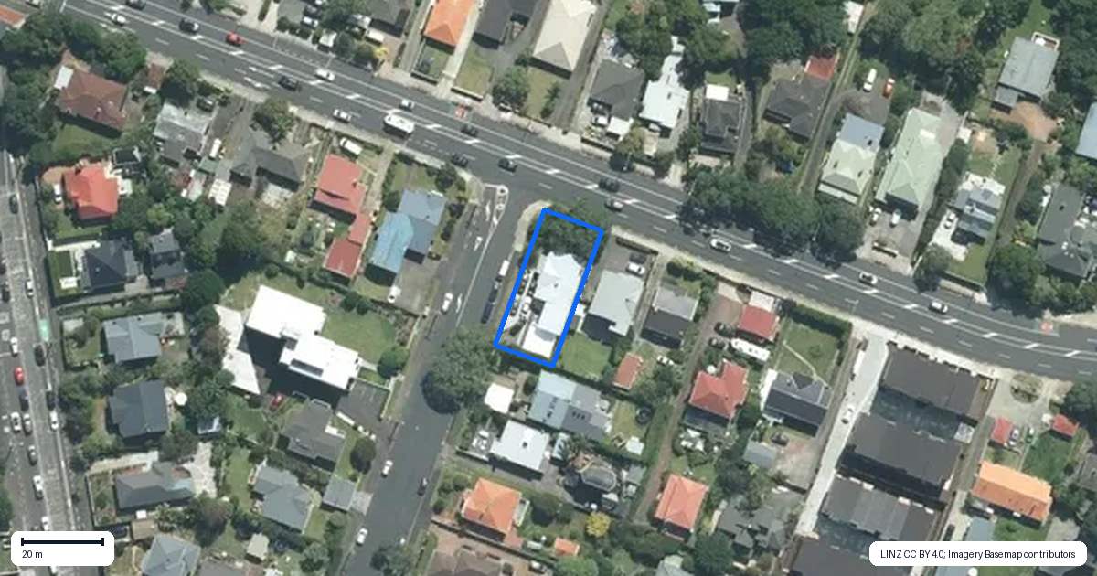 Property context map for 9 Bruce Street, Northcote Point, Auckland