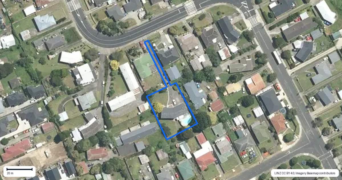 Property context map for 61 Rogers Road, Manurewa, Auckland