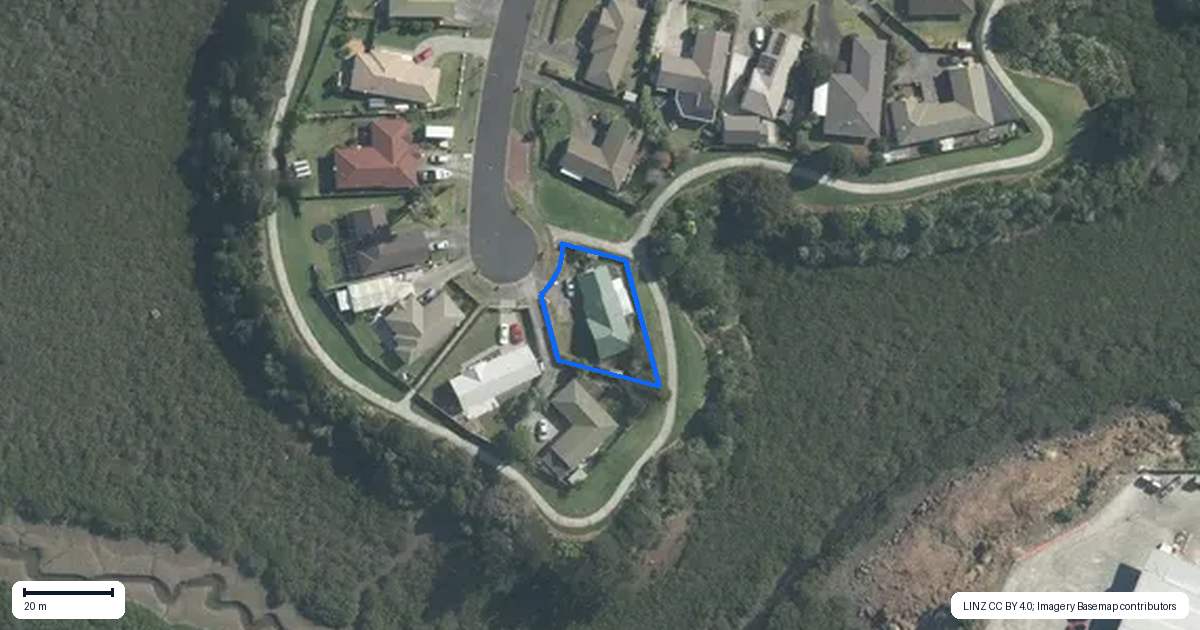 Property context map for 36 Davington Way, Burswood, Auckland