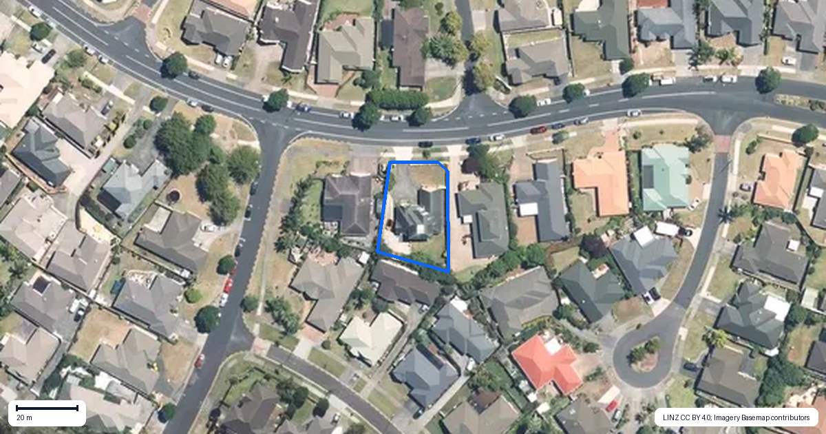 Property context map for 29 Maghera Drive, East Tamaki Heights, Auckland