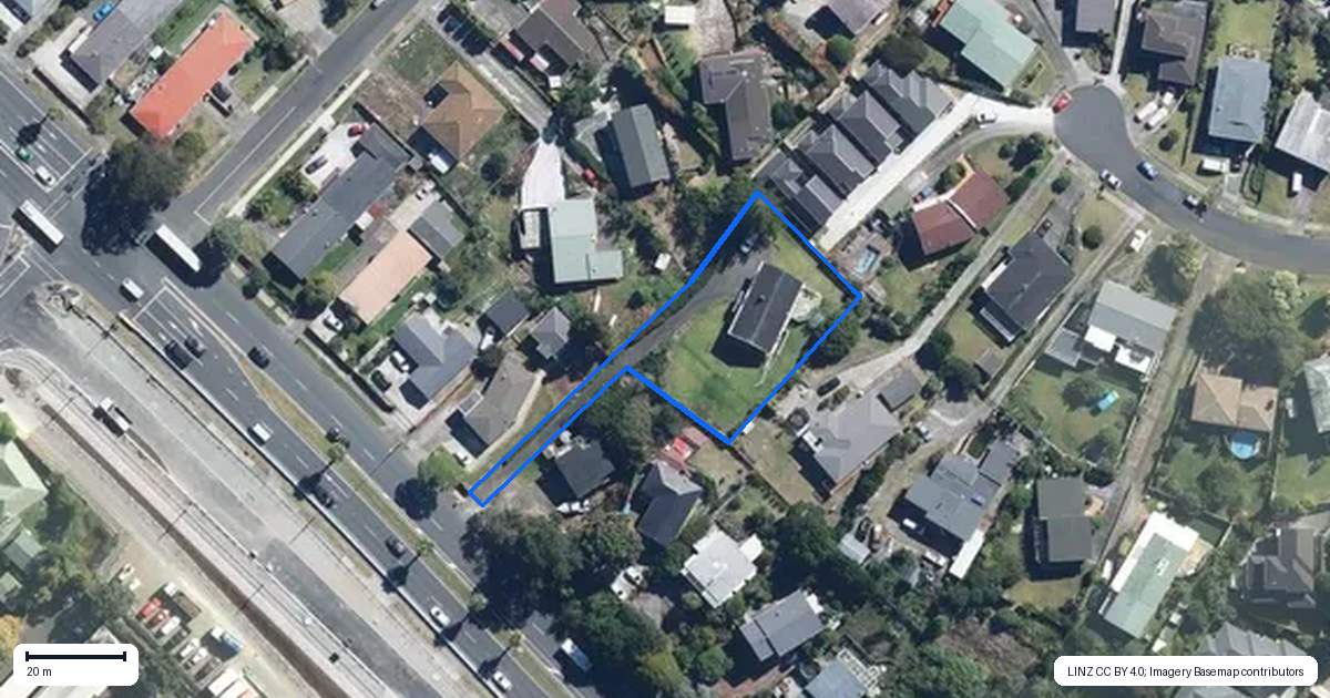 Property context map for 142 Ti Rakau Drive, Pakuranga, Auckland