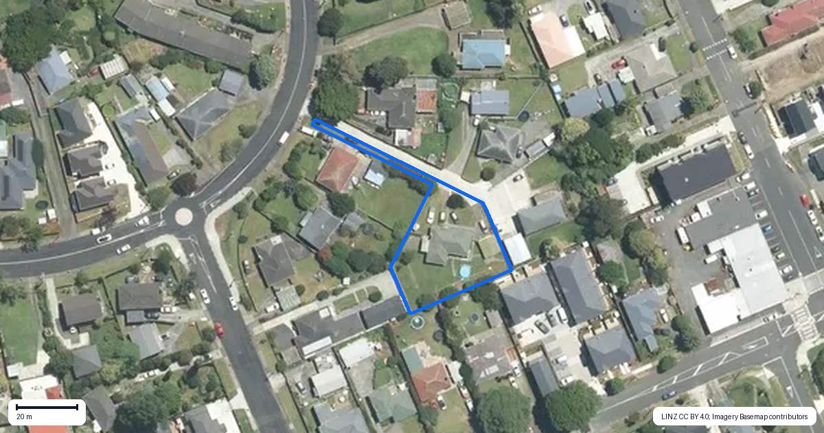 Property context map for 50 Bowater Place, Manurewa, Auckland