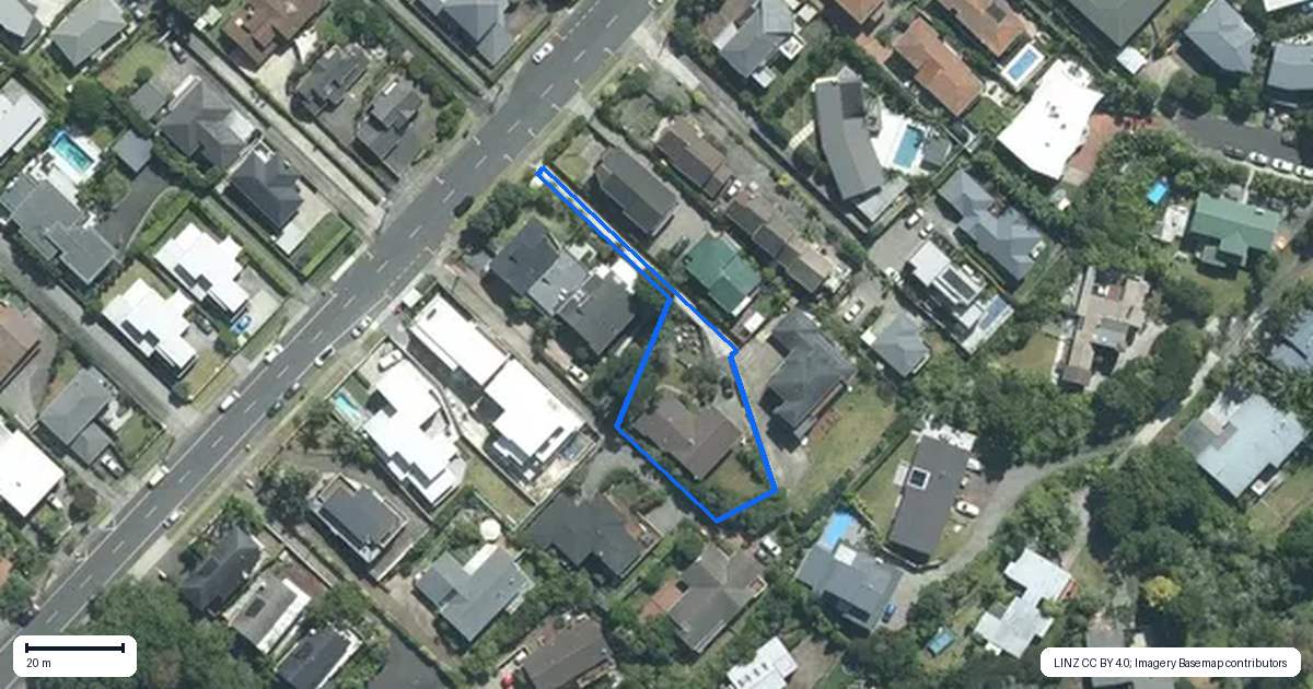 Property context map for 51 Aberdeen Road, Castor Bay, Auckland