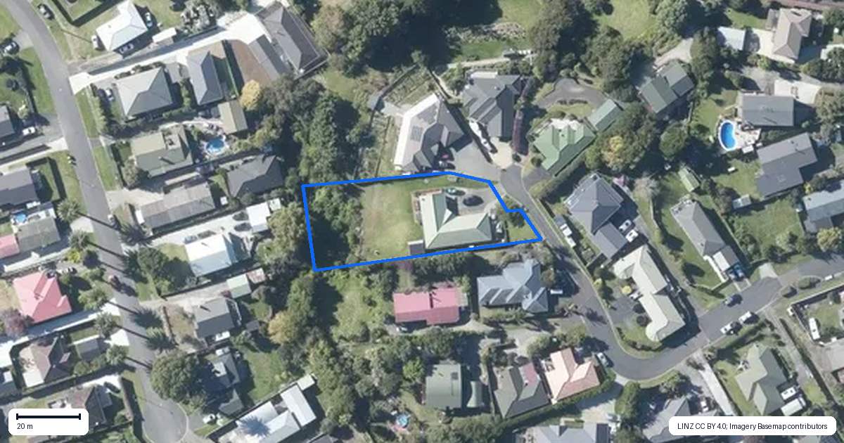Property context map for 17 Bella Villa Drive, Waiuku