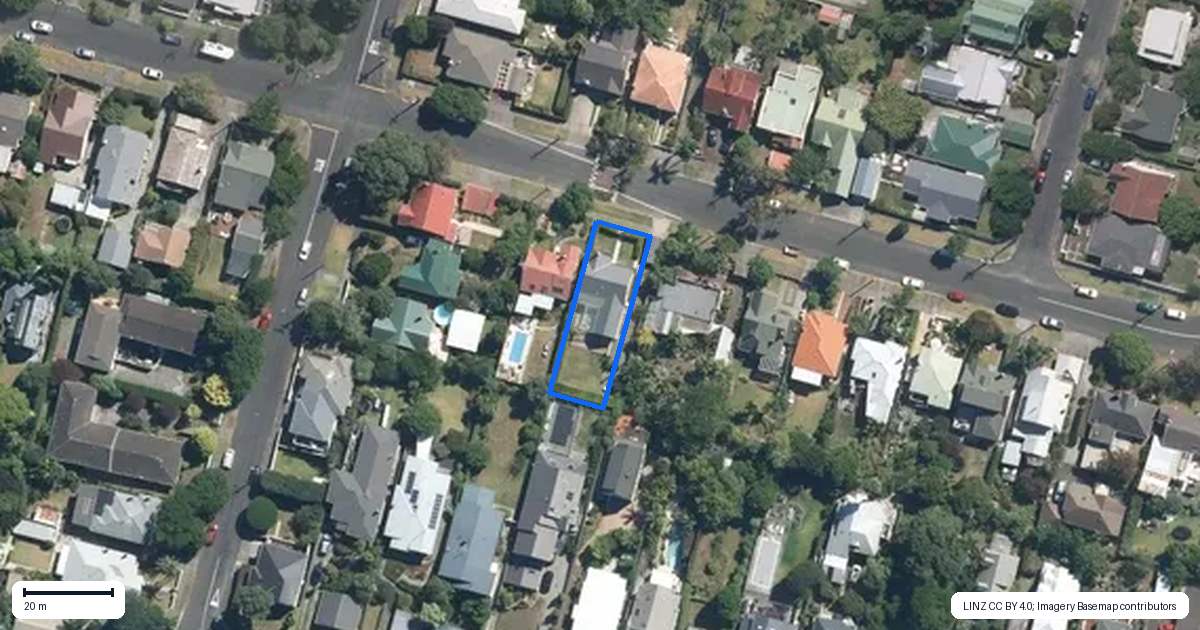 Property context map for 58 Marsden Avenue, Mount Eden, Auckland