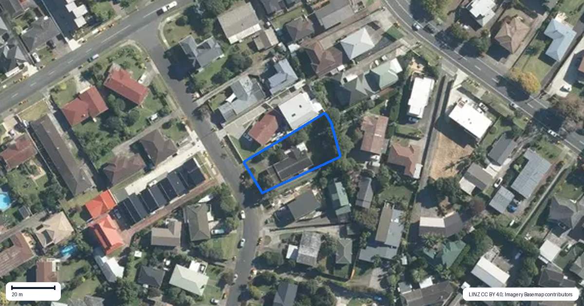 Property context map for 8 Sorrel Crescent, Bucklands Beach, Auckland