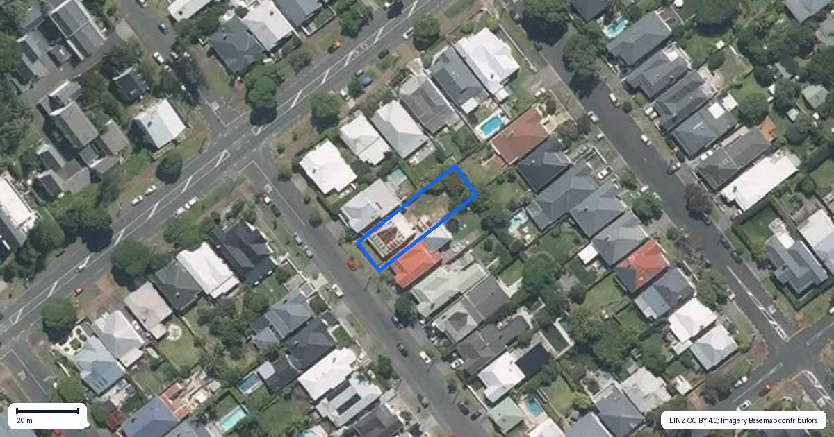 Property context map for 27 Harcourt Street, Grey Lynn, Auckland