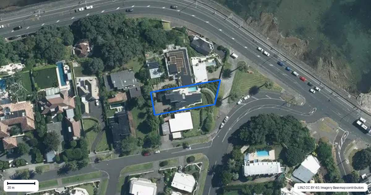 Property context map for 1A Hanene Street, Saint Heliers, Auckland